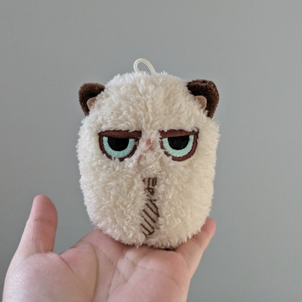 Grumpy Cat Plush with Tie